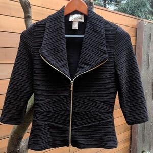 Joseph Ribkoff zip up blazer